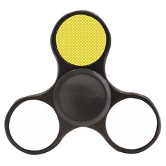 Yellow Polka Dot Finger Spinner by retrotoomoderndesigns