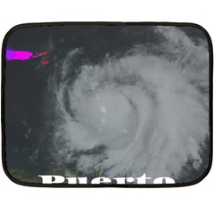 Survivor Of Hurricane Maria Puerto Rico Double Sided Fleece Blanket (mini)  by StarvingArtisan