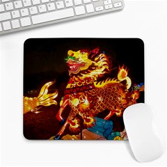 Dragon Lights Large Mousepads by Riverwoman