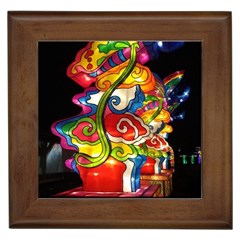 Dragon Lights Centerpiece Framed Tiles by Riverwoman