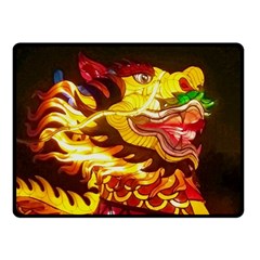 Dragon Lights Ki Rin Fleece Blanket (small) by Riverwoman