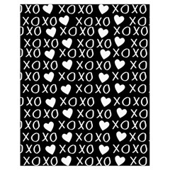 Xo Valentines Day Pattern Drawstring Bag (small) by Valentinaart