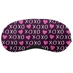 Xo Valentines Day Pattern Sleeping Masks by Valentinaart