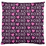 XO Valentines day pattern Large Cushion Case (One Side) Front