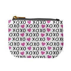 Xo Valentines Day Pattern Mini Coin Purse by Valentinaart