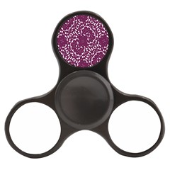 Magenta And White Abstract Print Pattern Finger Spinner by dflcprintsclothing