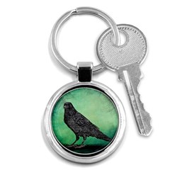 Raven - In Green - Key Chains (round)  by WensdaiAmbrose