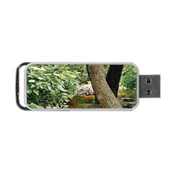 Garden Of The Phoenix Portable Usb Flash (one Side) by Riverwoman