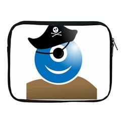 Alien One Eye Pirate Buccaneer Apple Ipad 2/3/4 Zipper Cases by Wegoenart