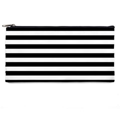 Black Stripes Pencil Cases by snowwhitegirl