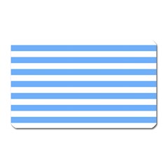 Blue Stripes Magnet (rectangular) by snowwhitegirl