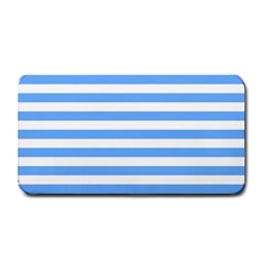 Blue Stripes Medium Bar Mats by snowwhitegirl