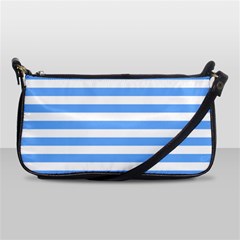 Blue Stripes Shoulder Clutch Bag by snowwhitegirl