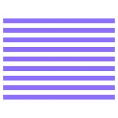 Lilac Purple Stripes Double Sided Flano Blanket (medium)  by snowwhitegirl