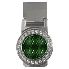 Eyes Green Plaid Money Clips (cz)  by snowwhitegirl