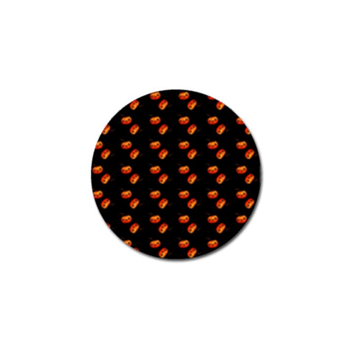 Kawaii Pumpkin Black Golf Ball Marker (10 pack)