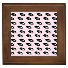 Eyes Pink Framed Tiles by snowwhitegirl