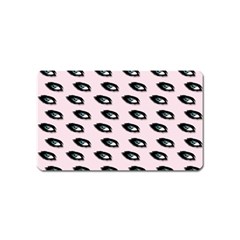 Eyes Pink Magnet (name Card) by snowwhitegirl