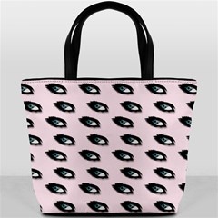 Eyes Pink Bucket Bag by snowwhitegirl