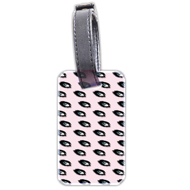 Eyes Pink Luggage Tags (Two Sides)