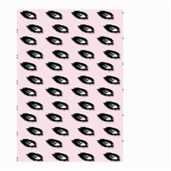 Eyes Pink Small Garden Flag (two Sides) by snowwhitegirl