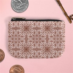 Ornamental Brown Mini Coin Purse by snowwhitegirl