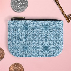 Ornamental Blue Mini Coin Purse by snowwhitegirl