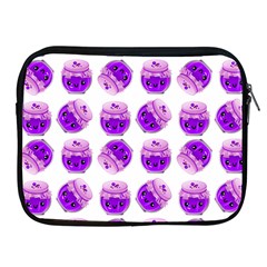 Kawaii Grape Jam Jar Pattern Apple Ipad 2/3/4 Zipper Cases by snowwhitegirl