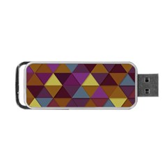 Fall Geometric Pattern Portable Usb Flash (two Sides) by snowwhitegirl