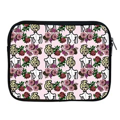 Victorian Girl Pink Apple Ipad 2/3/4 Zipper Cases by snowwhitegirl