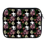 Victorian Girl Black Apple iPad 2/3/4 Zipper Cases Front