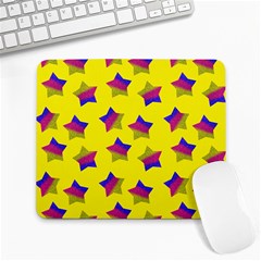 Ombre Glitter  Star Pattern Large Mousepads by snowwhitegirl