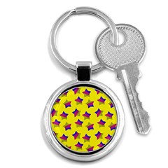 Ombre Glitter  Star Pattern Key Chains (round)  by snowwhitegirl