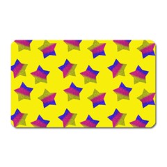 Ombre Glitter  Star Pattern Magnet (rectangular) by snowwhitegirl