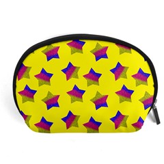 Ombre Glitter  Star Pattern Accessory Pouch (large) by snowwhitegirl