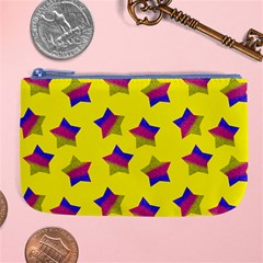 Ombre Glitter  Star Pattern Large Coin Purse by snowwhitegirl