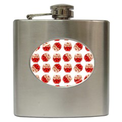 Kawaii Jam Jar Pattern Hip Flask (6 Oz) by snowwhitegirl