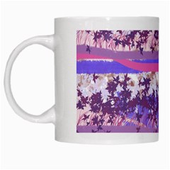 Abstract Pastel Pink Blue White Mugs by snowwhitegirl