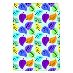 Colorful Leaves Blue Removable Flap Cover (l) by snowwhitegirl