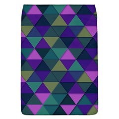 Blue Geometric Removable Flap Cover (l) by snowwhitegirl