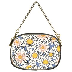 Vintage White Flowers Chain Purse (one Side) by snowwhitegirl