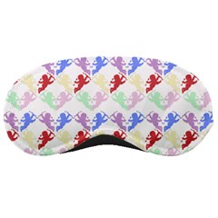 Colorful Cherubs White Sleeping Masks by snowwhitegirl