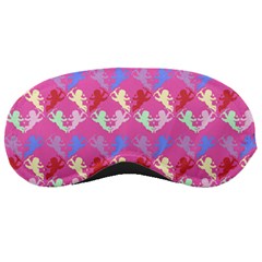 Colorful Cherubs Pink Sleeping Masks by snowwhitegirl