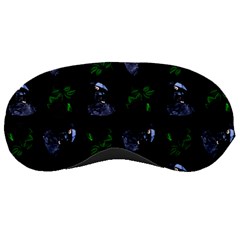 Gothic Girl Rose Black Pattern Sleeping Masks by snowwhitegirl