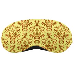 Victorian Paisley Yellow Sleeping Masks by snowwhitegirl