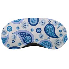 Retro Paisley Blue Sleeping Masks by snowwhitegirl