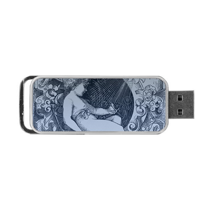 Victorian Angel With Shining Light Portable USB Flash (One Side)