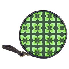 Retro Flower Green Classic 20-cd Wallets by snowwhitegirl