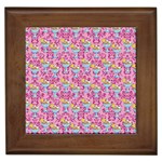 Paisley Pink Sundaes Framed Tiles Front