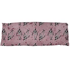 Skeleton Pink Background Body Pillow Case (dakimakura) by snowwhitegirl